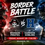 Branson, Harrison Set for Another Border Battle on Aug. 28
