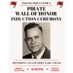 Induction Ceremony information for John Earl Chase