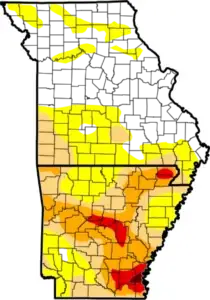 MO AR Drought Map 8 20