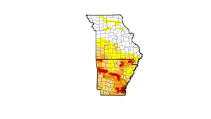 MO AR Drought Map 8 27