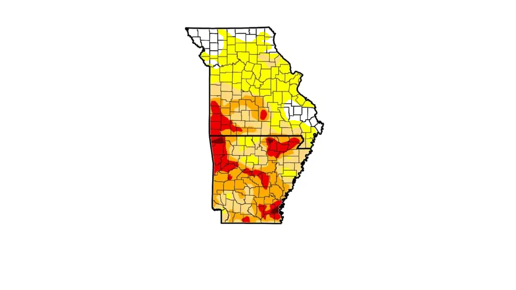 MO AR Drought Map 9 10