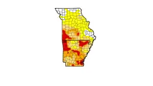 MO AR Drought Map 9 10