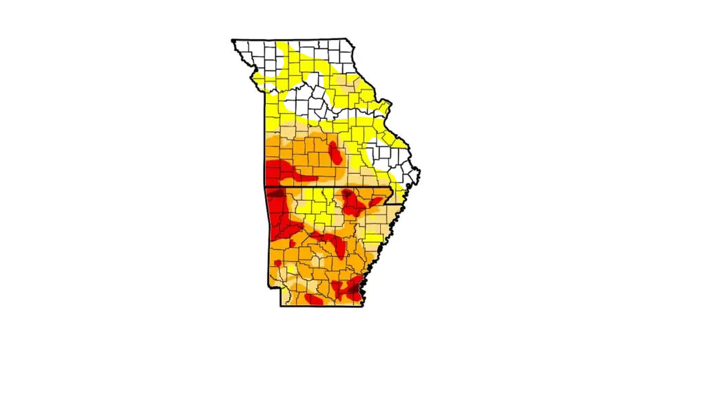 MO AR Drought Map 9 17
