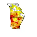 MO AR Drought Map 9 17