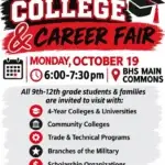 2026 BHS COLLEGE & CAREER FAIR FLYER