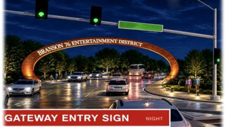 76 Country Boulevard Gateway Sign