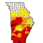 MO AR Drought Map 10 15