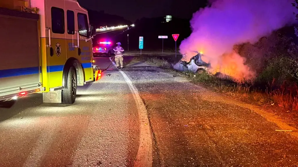 WTCFPD 10 17 Car Fire