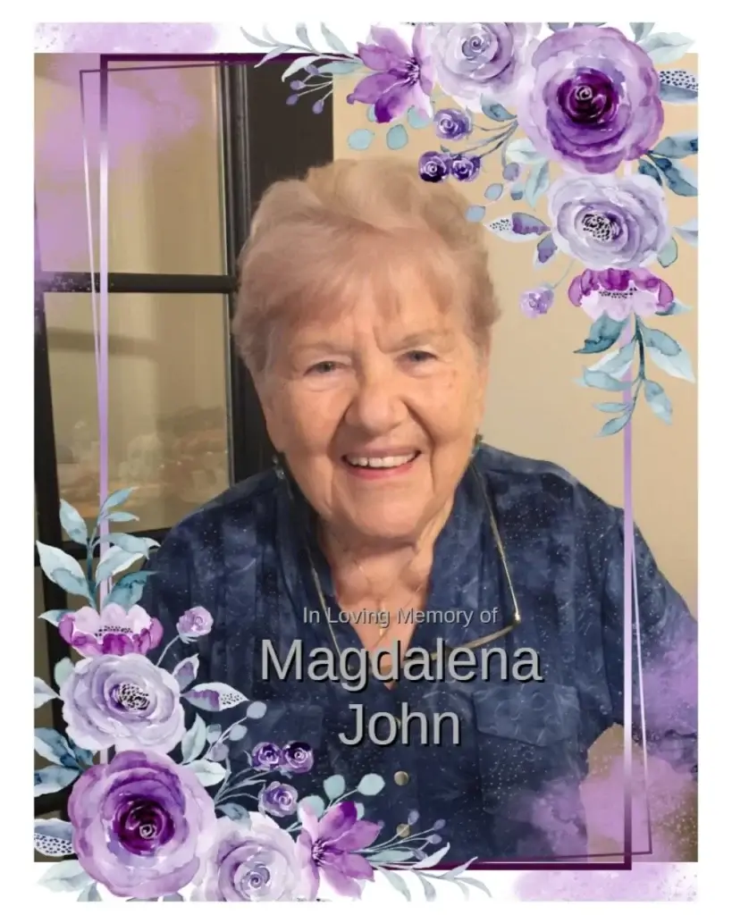 Magdalena Johanna (Stenzel) John was born on Oct 8, 1936 in Friedewalde, Germany