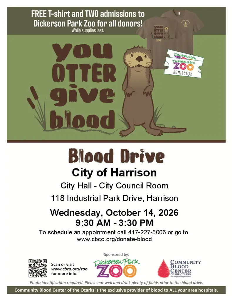 Be ready to help your neighbors and donate blood on Wednesday, Oct.