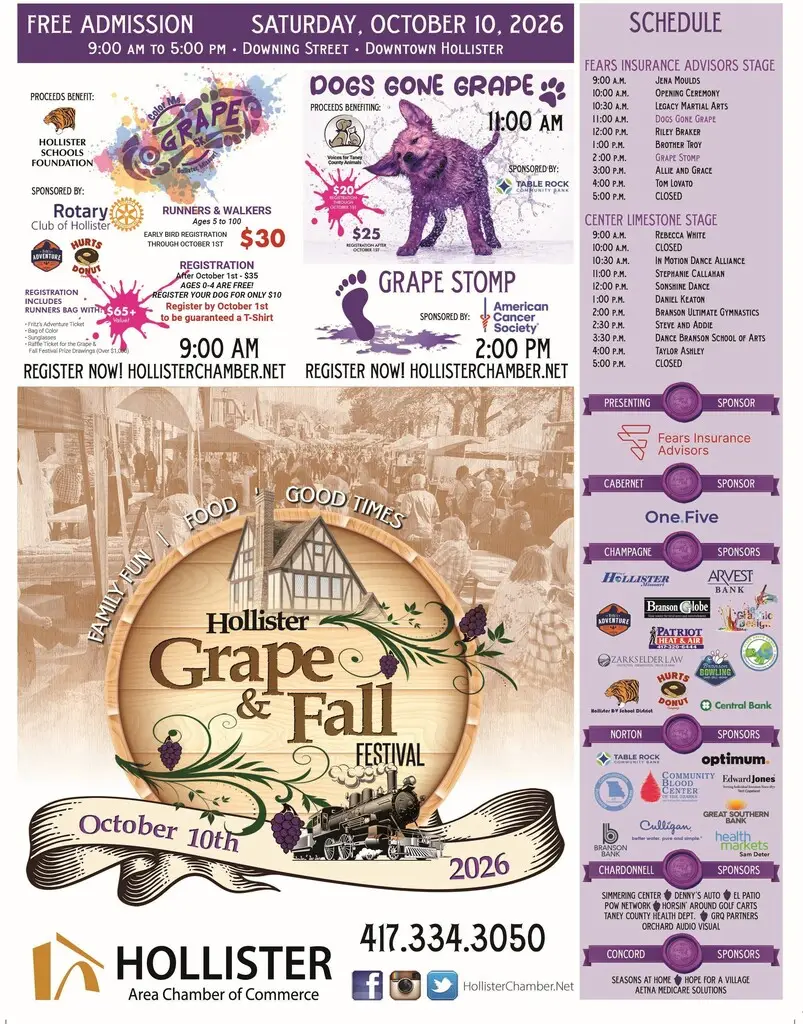 Come celebrate the autumn season with the Hollister Area Chamber of Commerce…