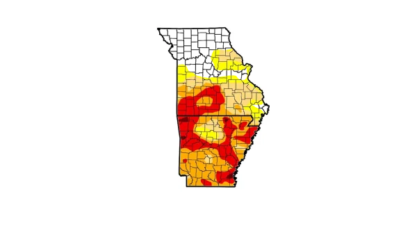 MO AR Drought Map 10 1